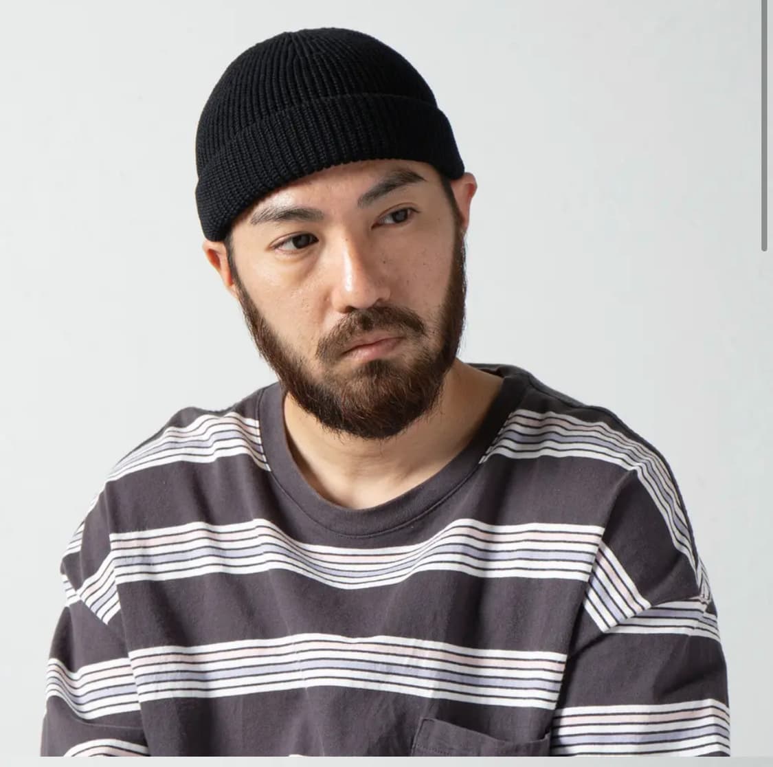 Racal SK8 롤 니트 캡 블랙 상품이미지8