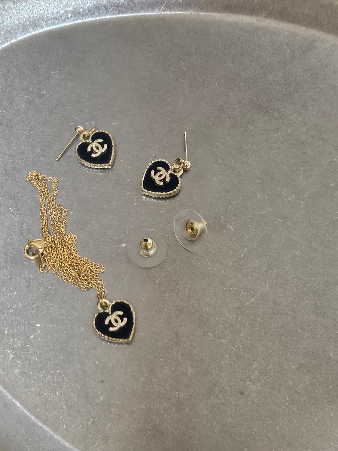 샤넬 빈티지 목걸이 업사이클링 벨벳하트 상품이미지3