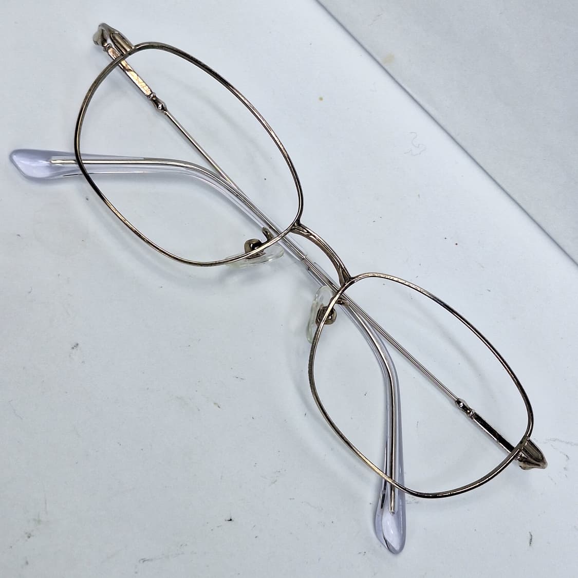 80s 빈티지 LANCEL 란셀 클래식 타원형 안경테 50mm/일본 수입 상품이미지1