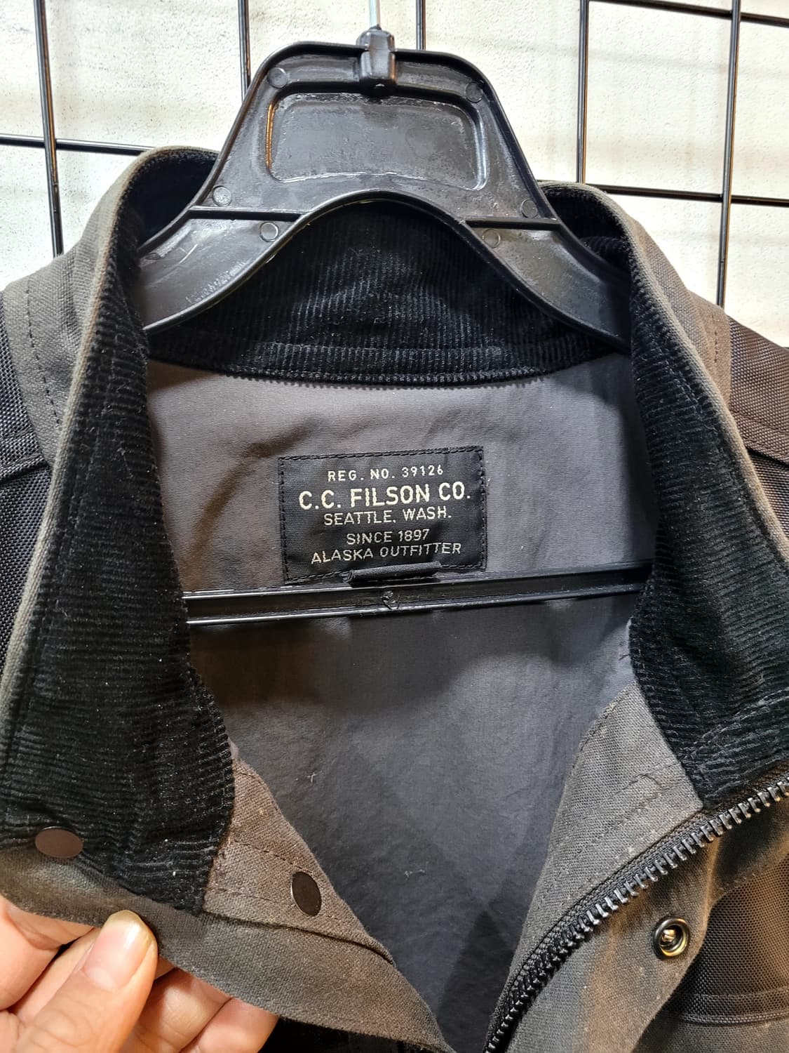 정품 FILSON 필슨 알칸 모토 캔버스 베스트  상품이미지4