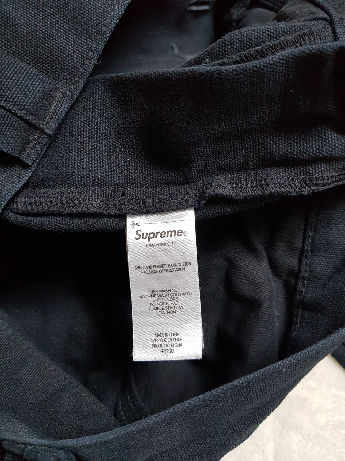 슈프림 집 오프 유틸리티 카고 팬츠 블랙 25FW 상품이미지7