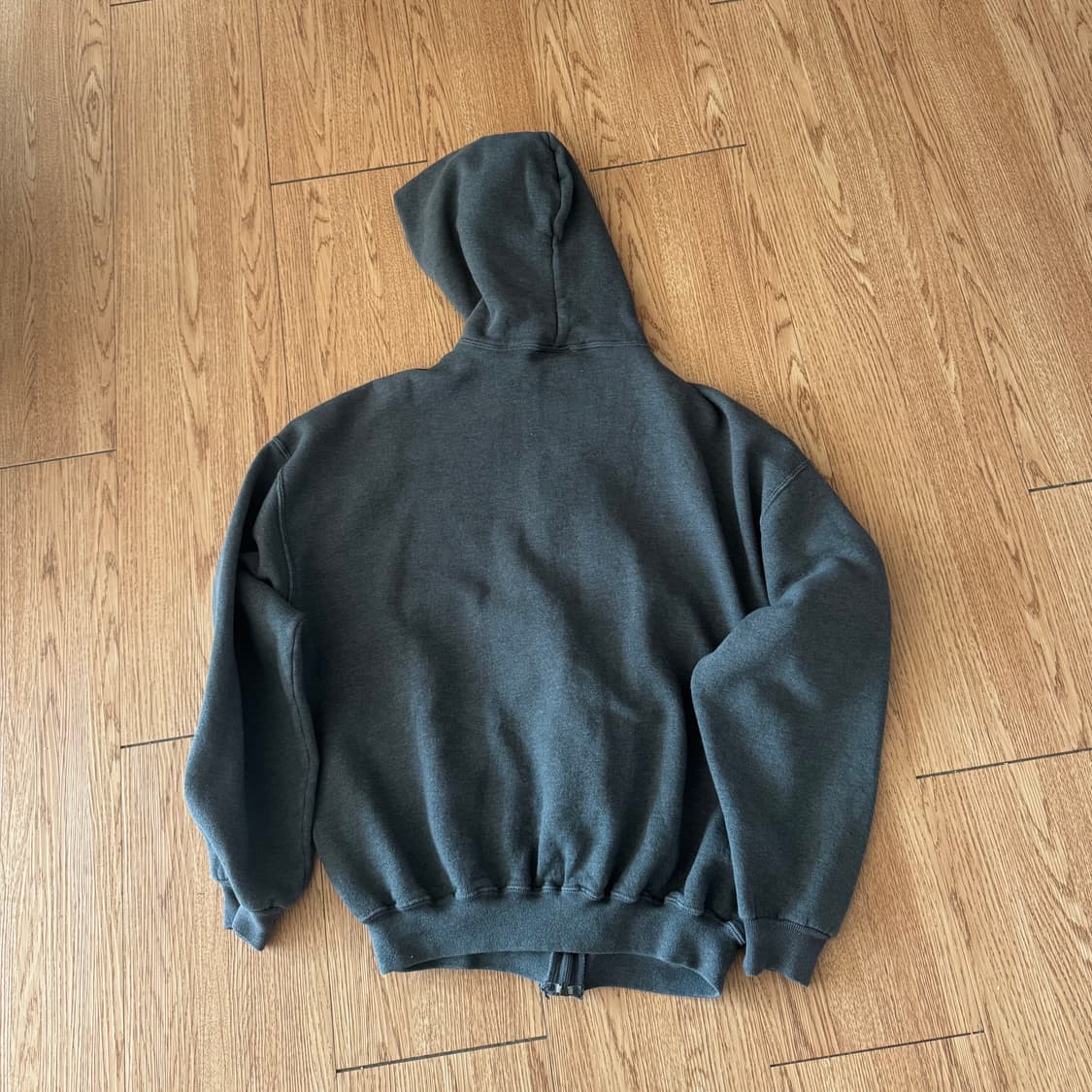 러셀 회색 후드 집업 XL 90s 상품이미지2