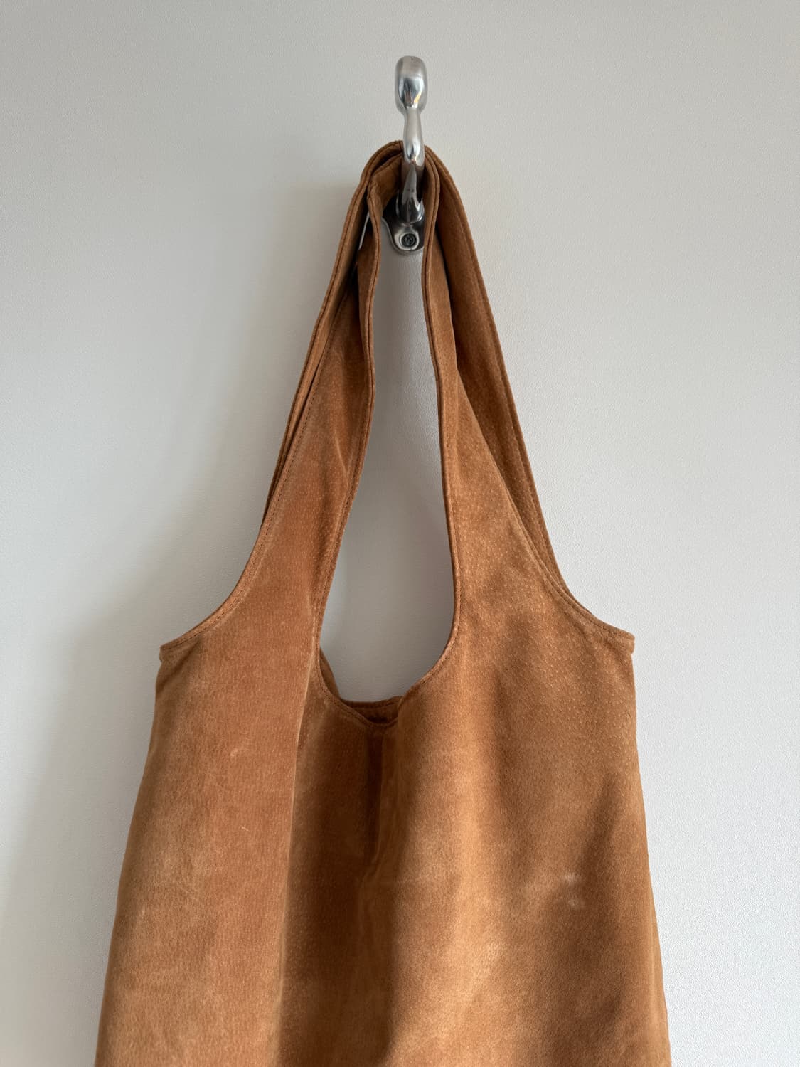 Pre owned 리얼 스웨이드 숄더백 상품이미지3