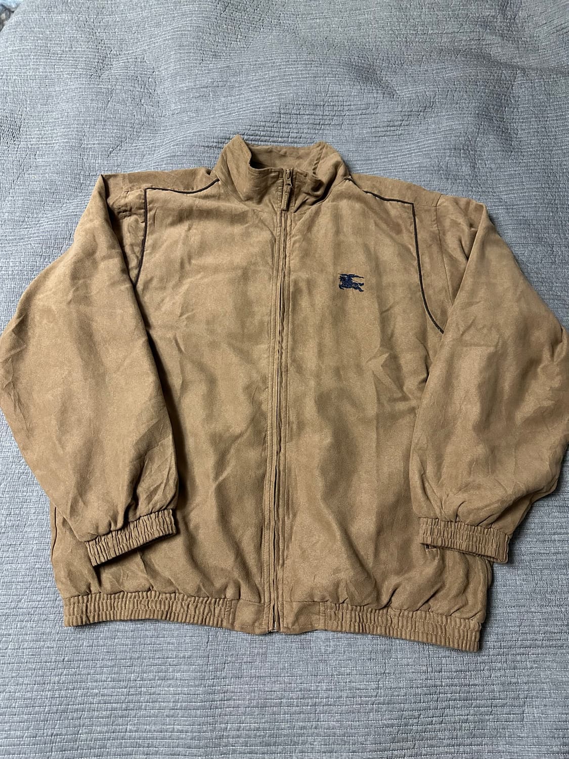 (XL) 버버리 빅로고 스웨이드 집업 상품이미지2