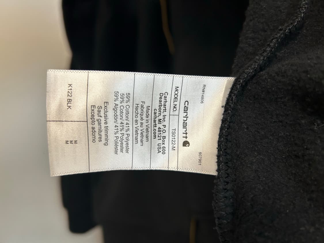 칼하트 루즈 핏 미드웨이트 후드집업 M 사이즈 상품이미지6