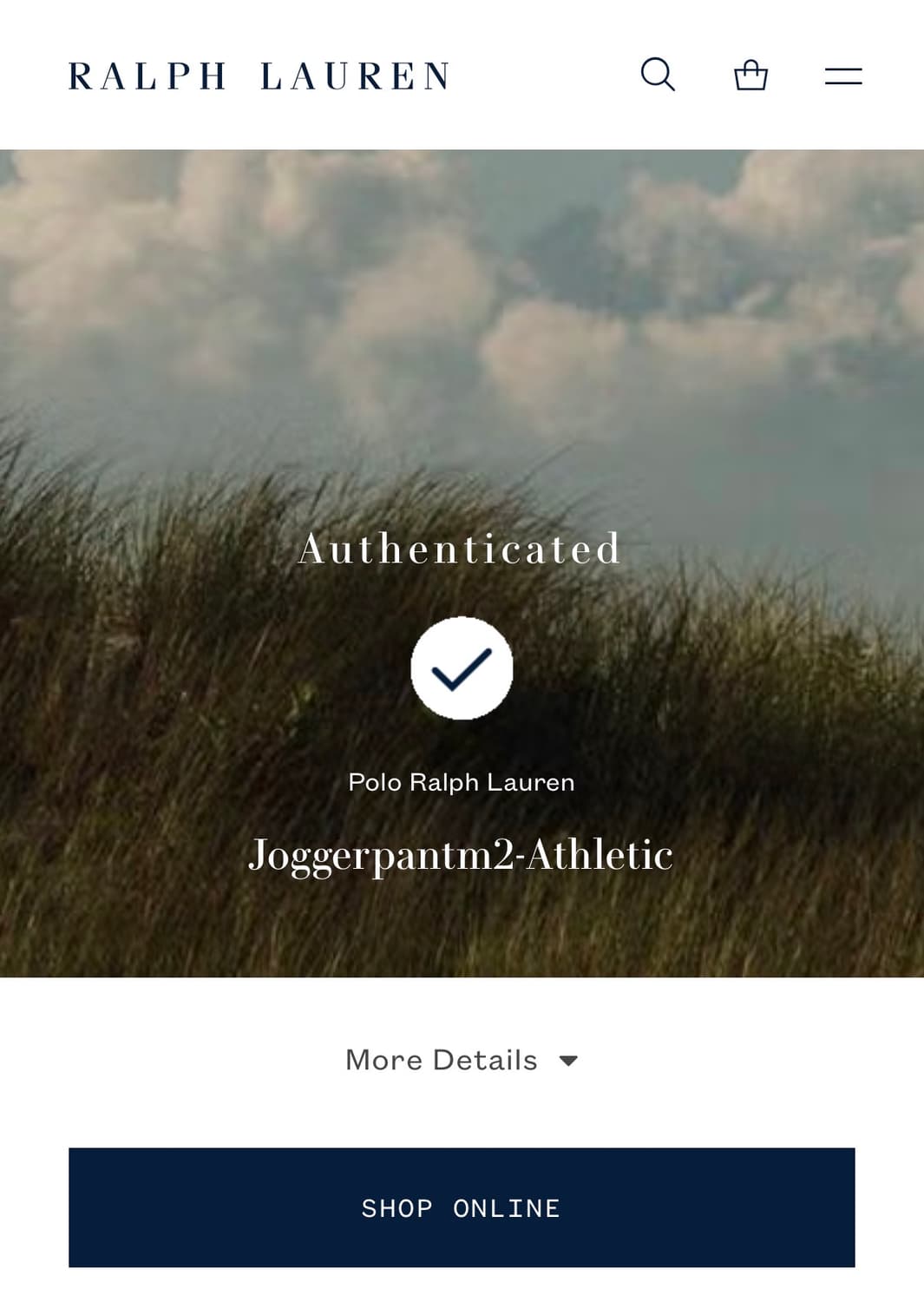 [M] 폴로 랄프로렌 신형 큐알 네이비 스웻 조거팬츠 D781 상품이미지7