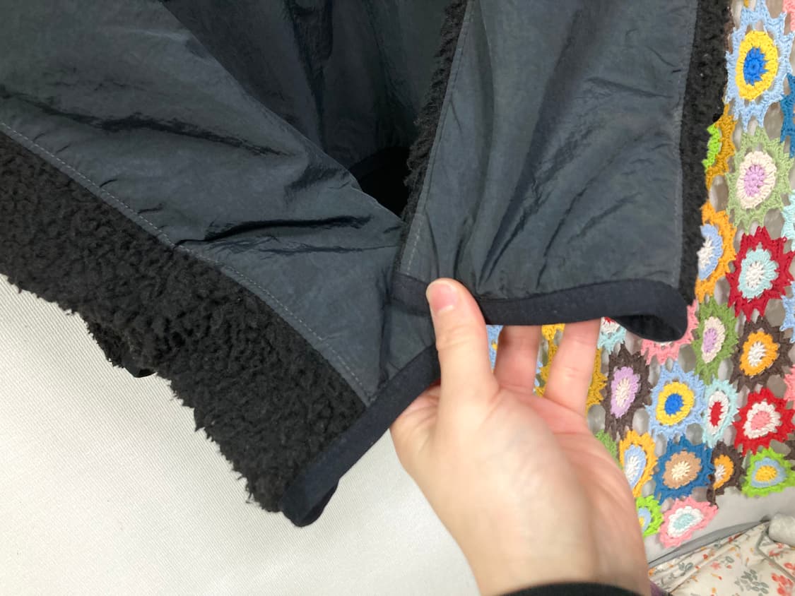 나이키 헤리티지 쉐르파 뽀글이 플리스 반집업 아노락 _ 블랙 상품이미지5