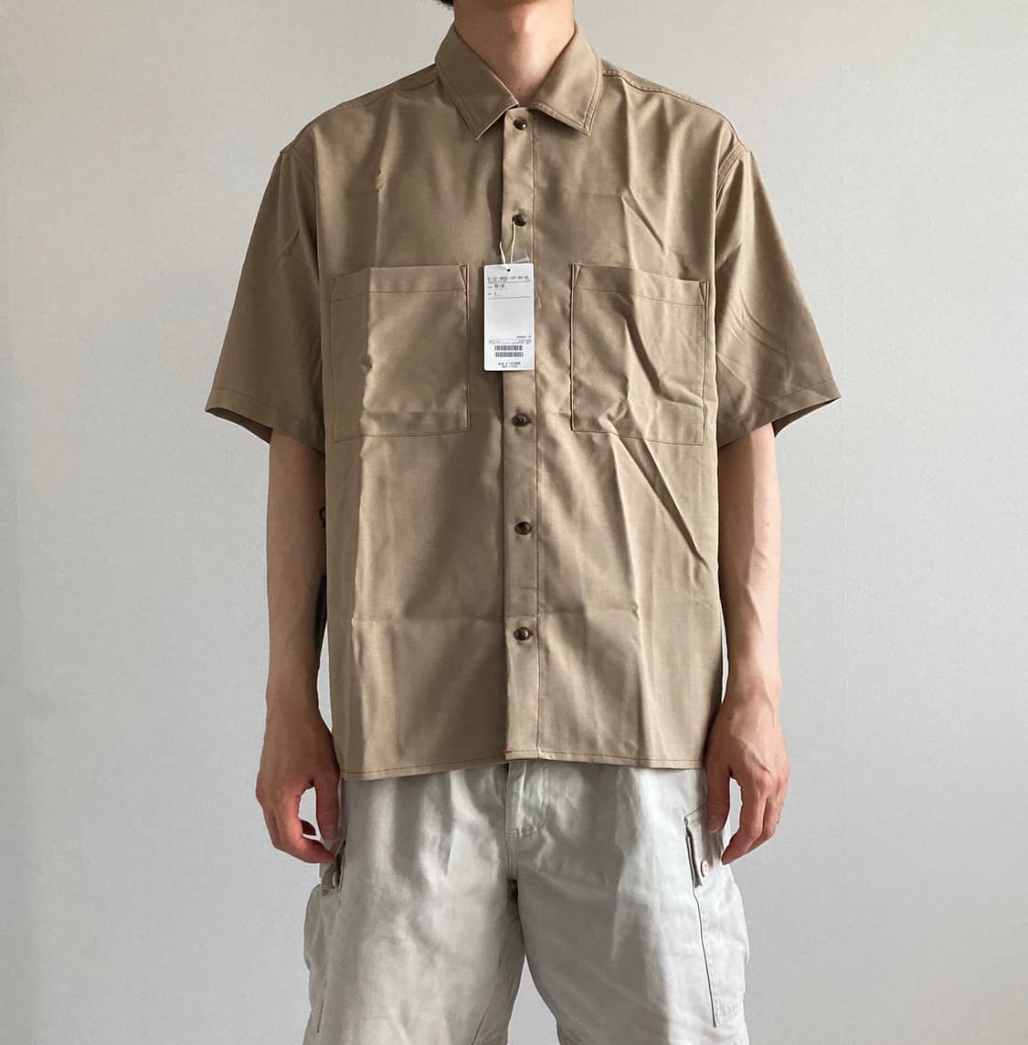 BEAMS LIGHTS  Shirt Beige 상품이미지1