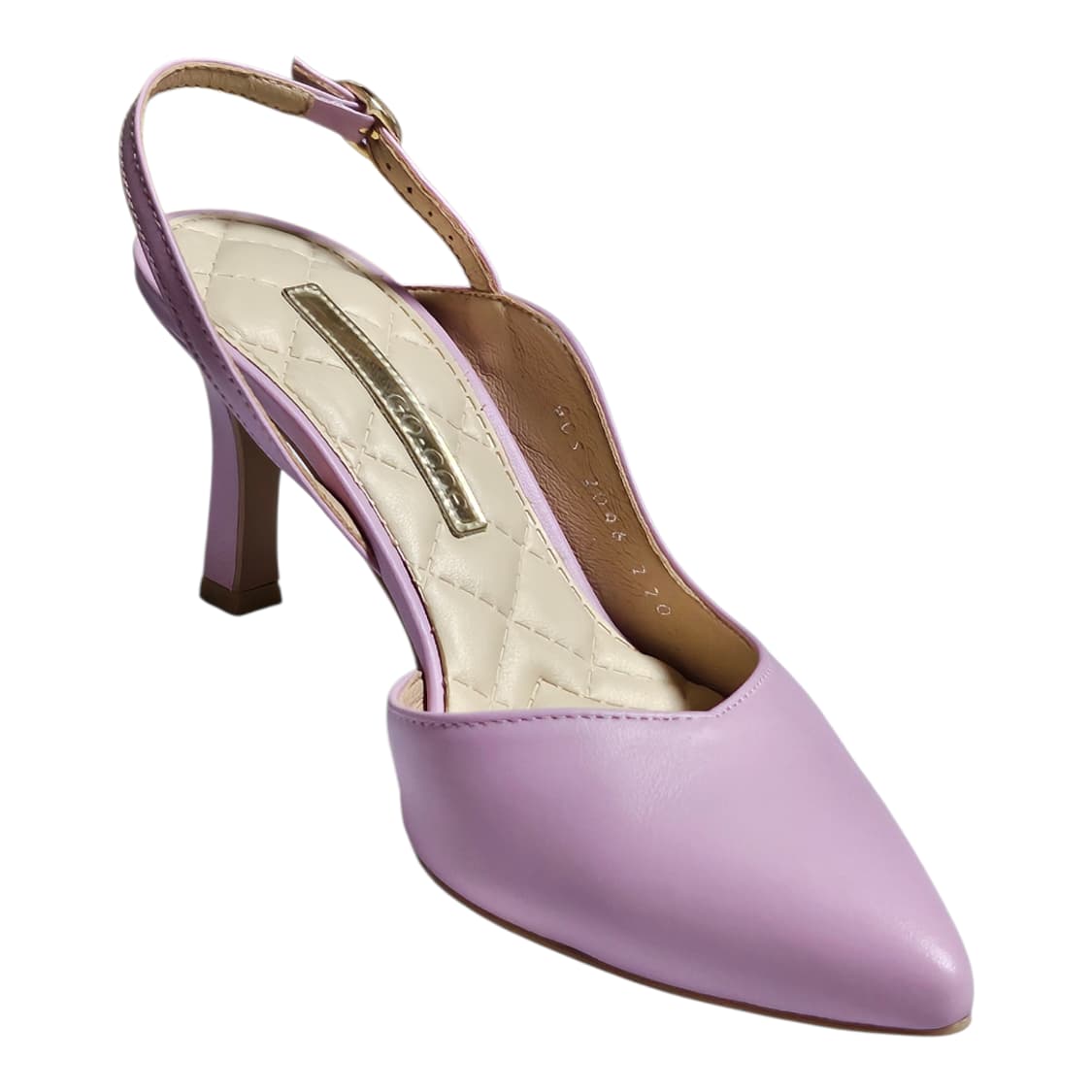 [무료배송] 고세 라일락 슬링백 힐 220 (7cm) | 거의새상품 하객 상품이미지9