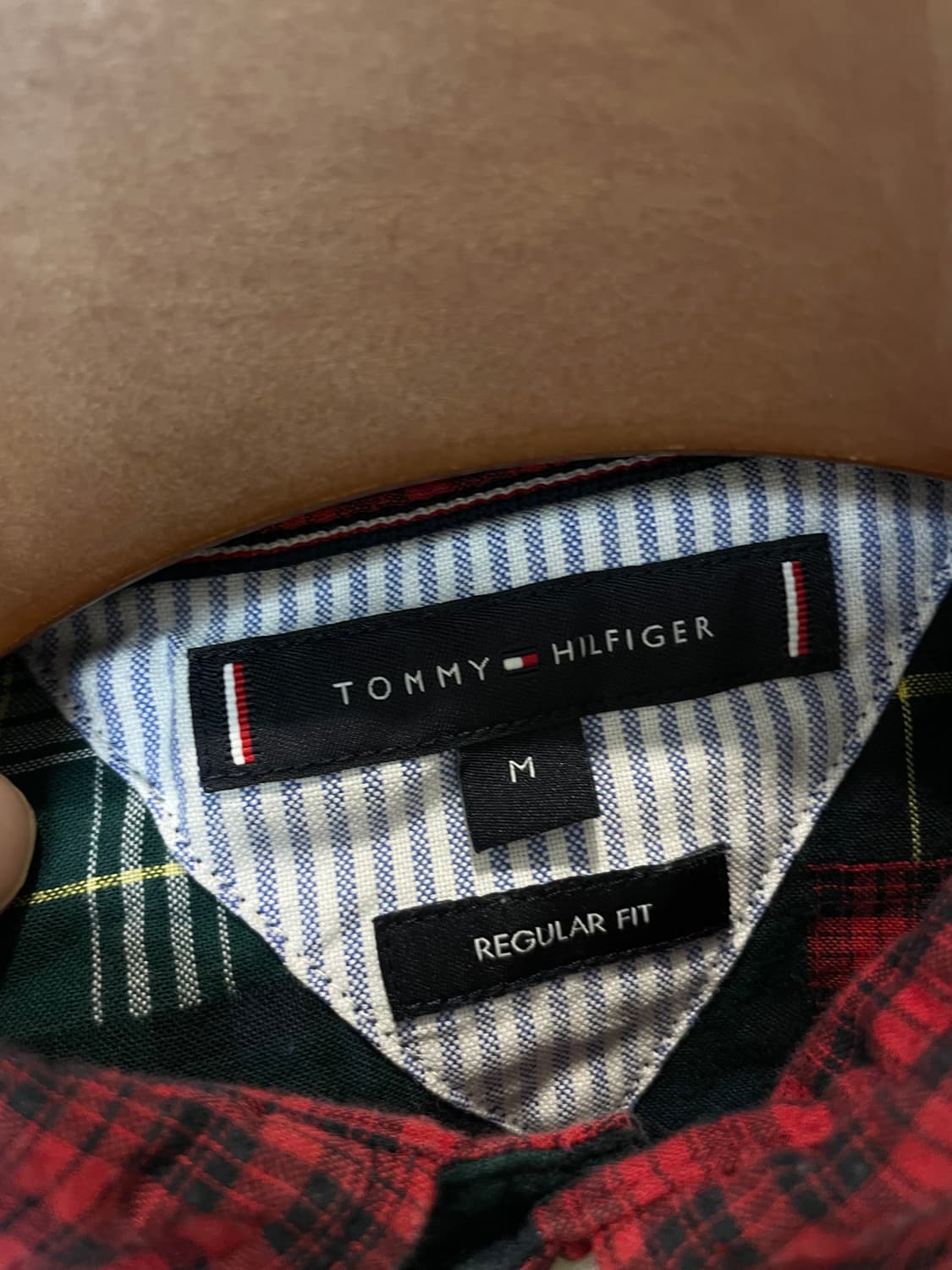 (M) 타미힐피거 레귤러핏 마드라스 체크 셔츠 상품이미지5