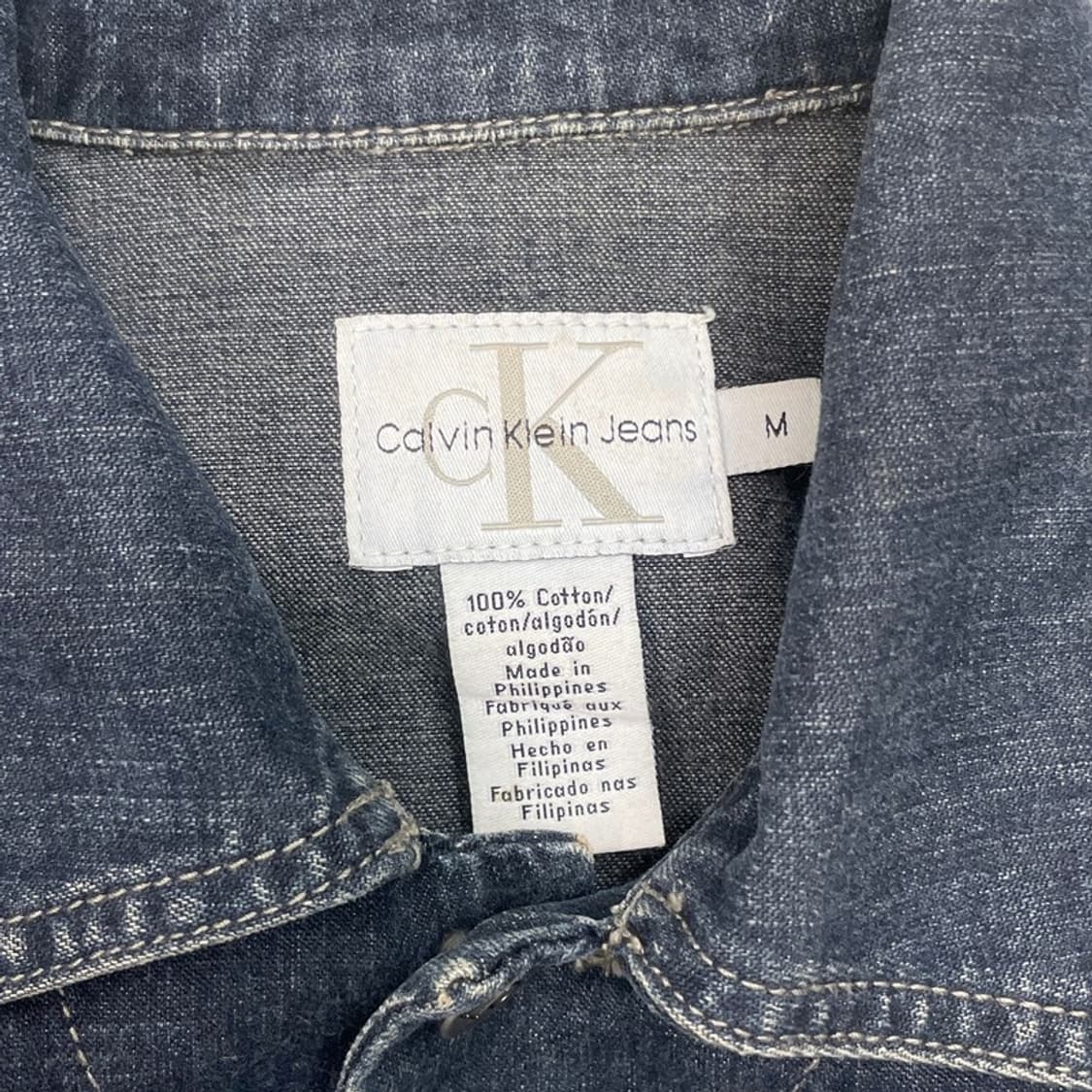 CALVIN KLEIN 데님 트러커 자켓 M 상품이미지5