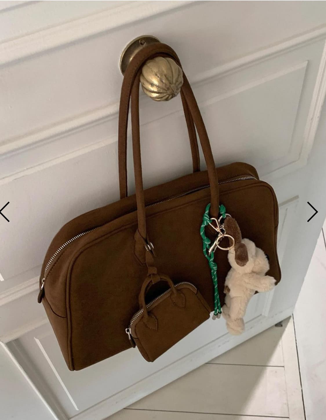 누아르나인 스웨이드백 브라운 상품이미지2