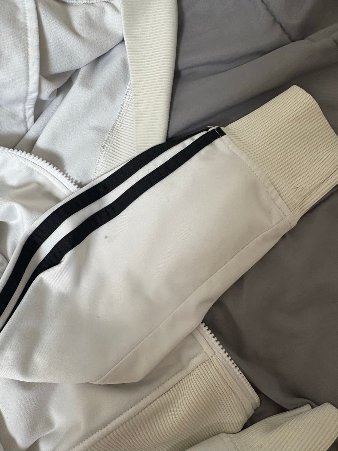 (S)아디다스 파이어버드 구파이어버드 져지집업 트랙탑 화이트 상품이미지4