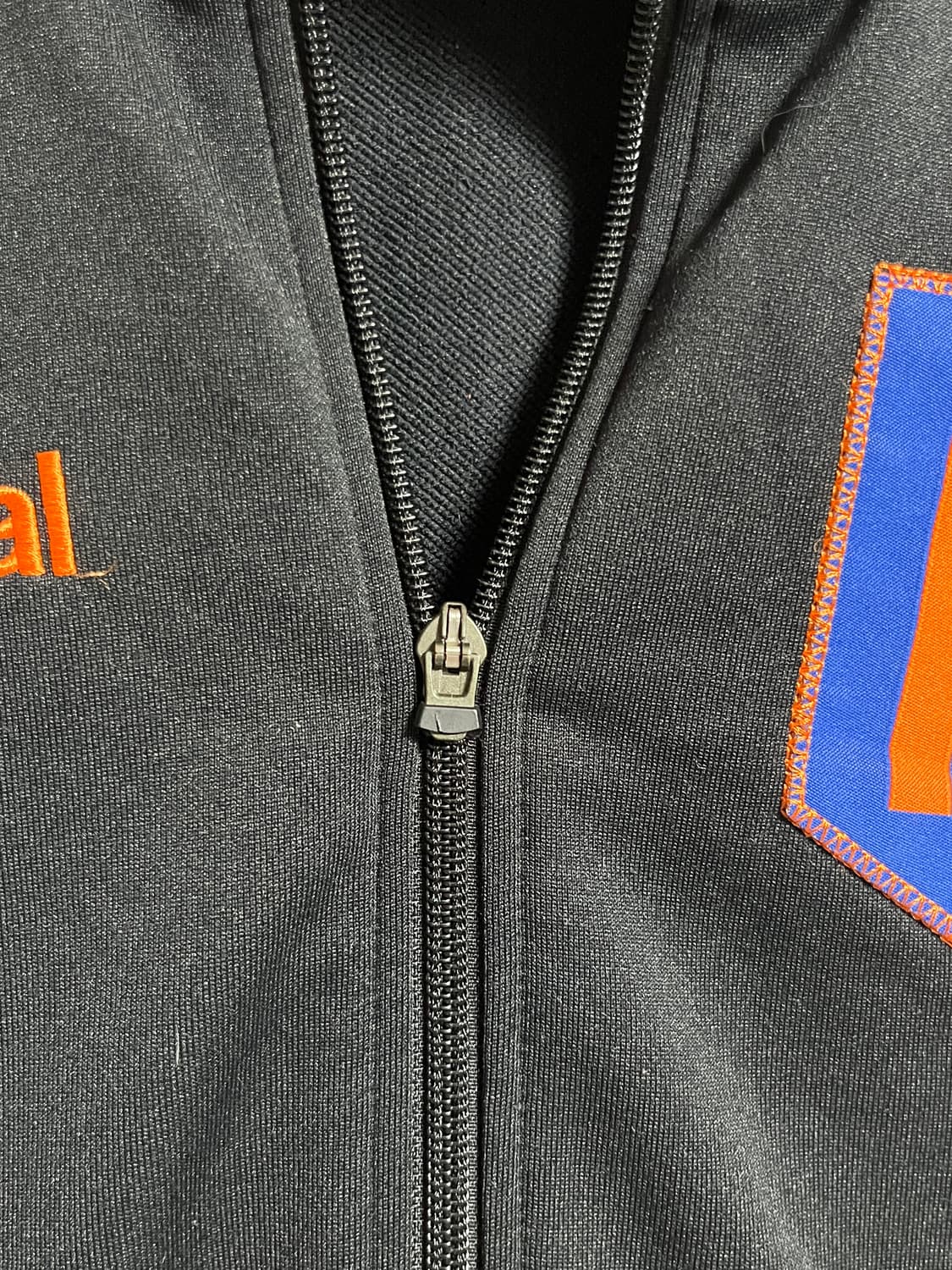 공용 나이키 카라 니트 집업 져지 트랙탑 M 상품이미지4