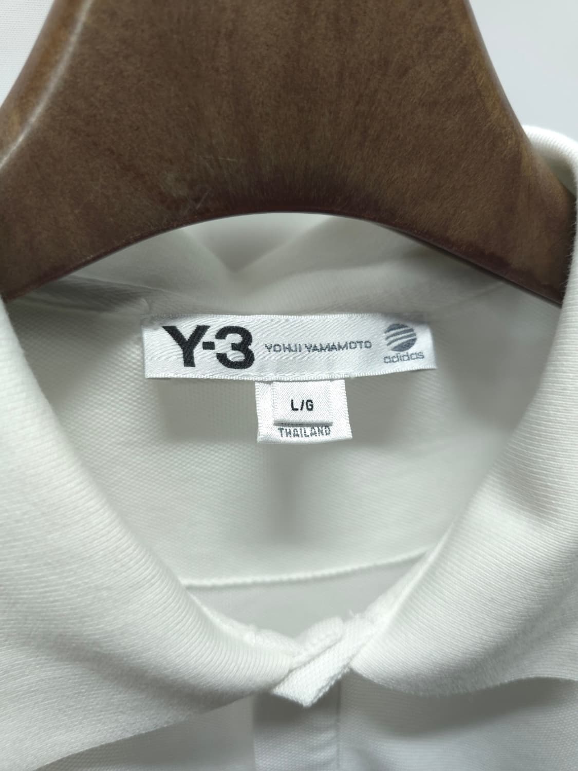 Y-3 와이쓰리 화이트 로고 오버핏 반팔 카라티 (L사이즈) 상품이미지10
