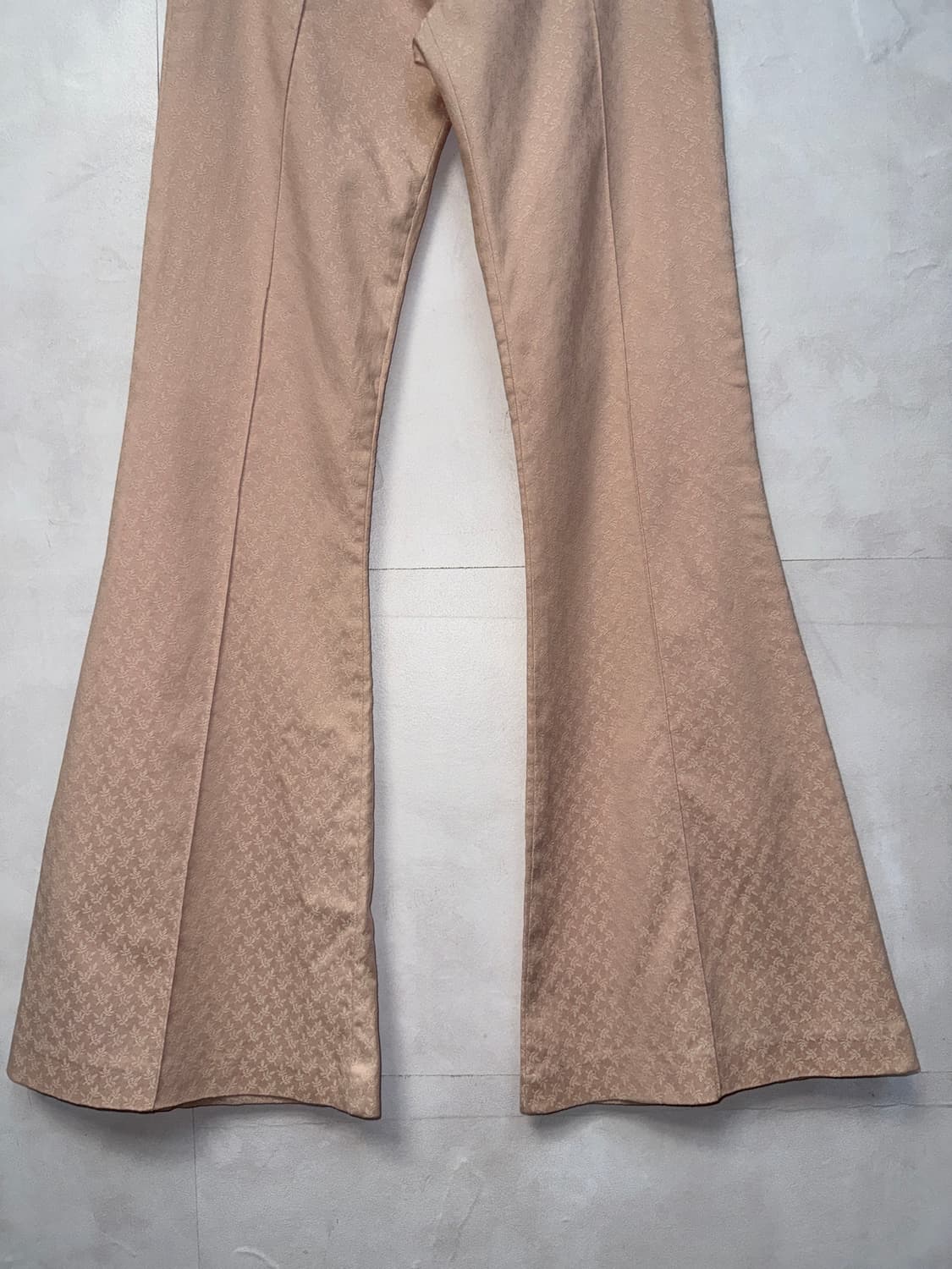 Baby pink oriental bootscut slacks 상품이미지3