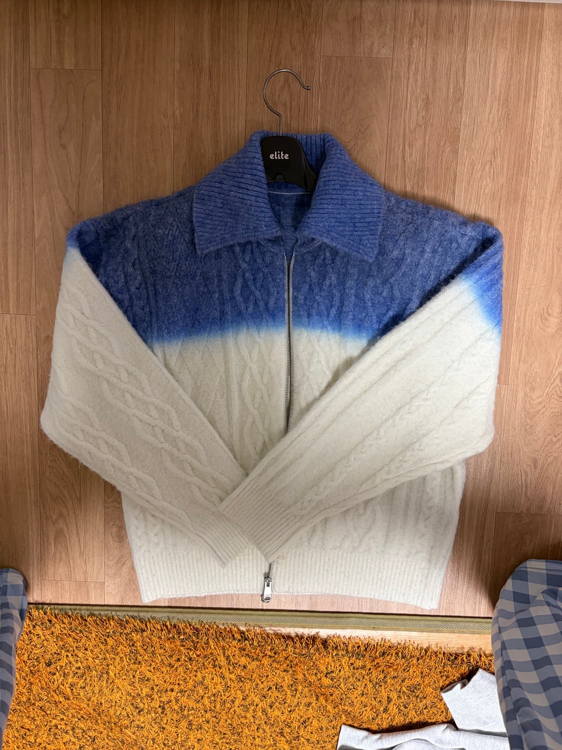 (L)아더에러 23fw 로위 rowy 니트 집업 상품이미지1