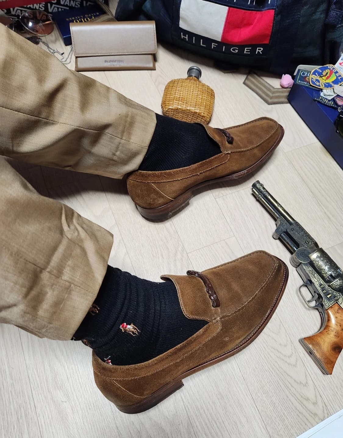 (ITALY)a.testoni 세미 스퀘어 토 라스트 스웨이드 테스토니  상품이미지2