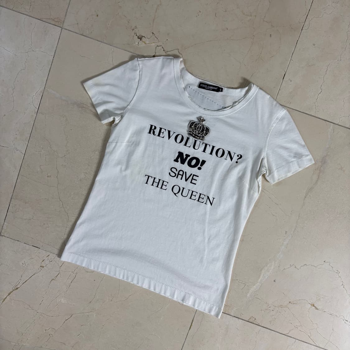 Dolce & Gabbana save the queen T-Shirt 상품이미지4