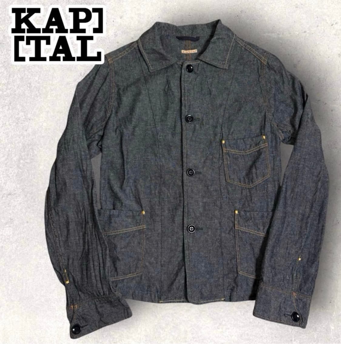 캐피탈 데님셔츠 상품이미지1