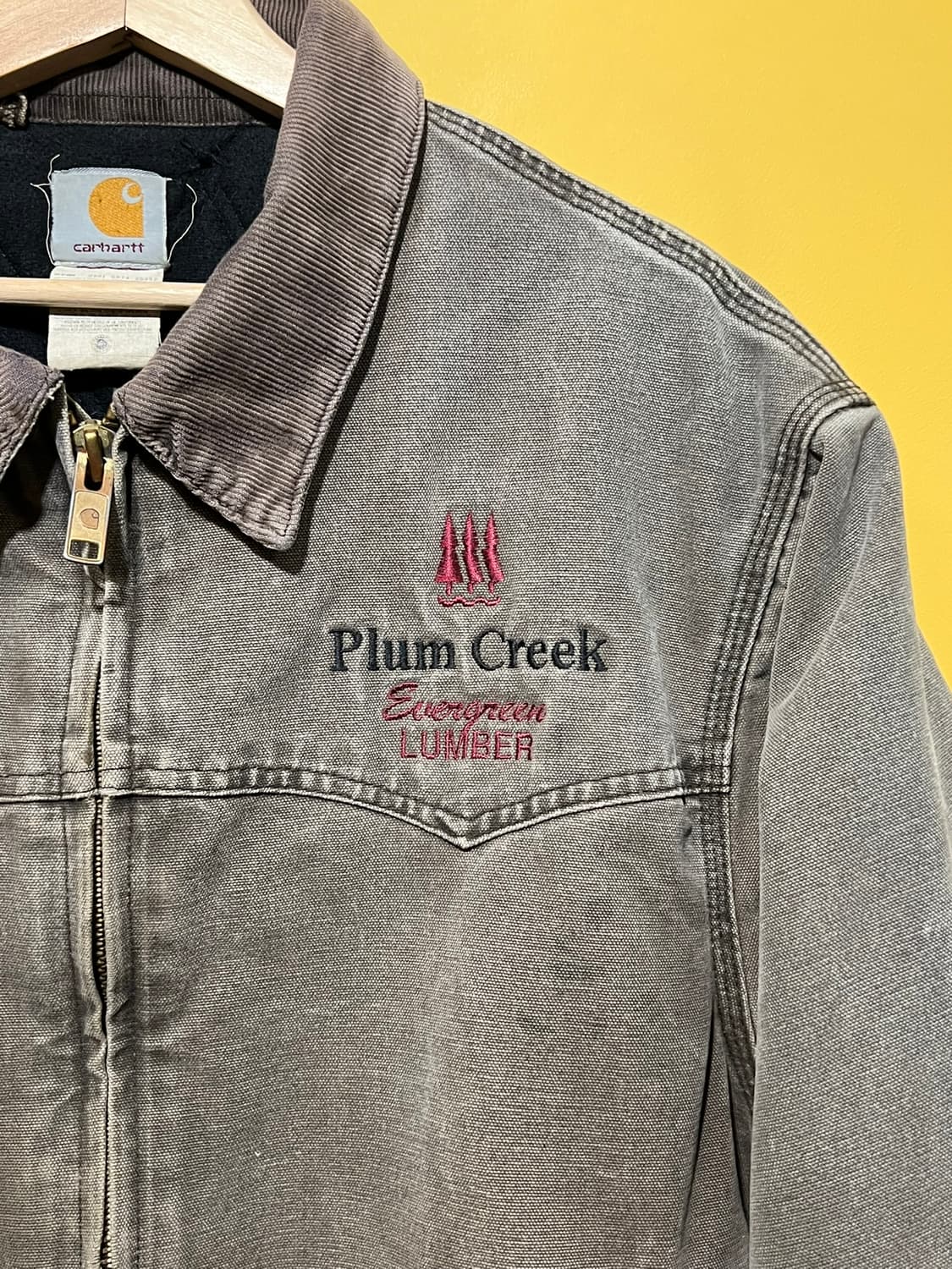 00's [XL] 칼하트 산타페 워크자켓 빈티지 페이드 디스트로이드 상품이미지4