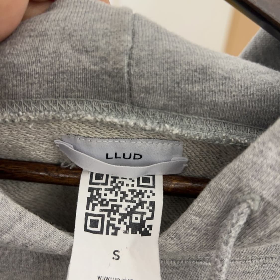 LLUD 러드 캐주얼 오버핏 후드티 95 C05107  상품이미지4