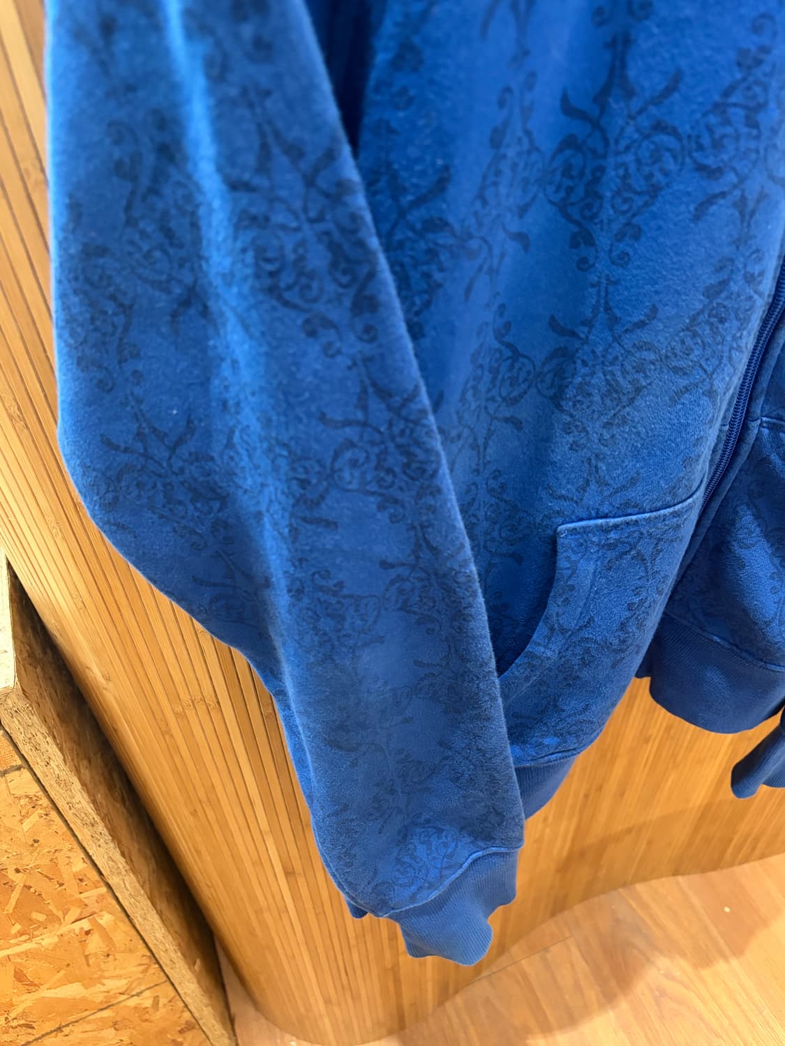DANVER HAYES BLUE PATTERN HOOD ZIP UP 상품이미지2