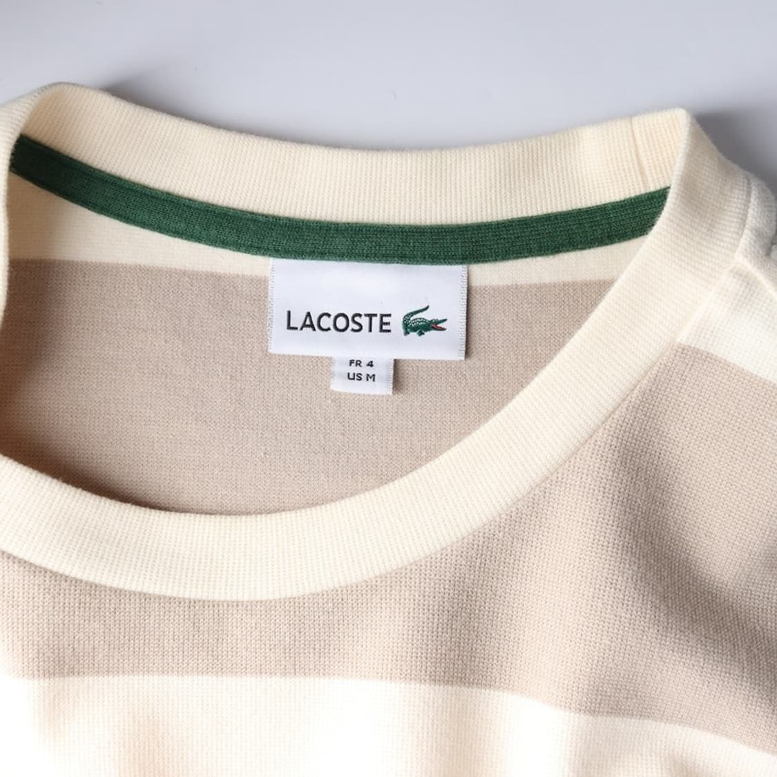 라코스테 볼드 스트라이프 반팔 티셔츠 4 상품이미지5