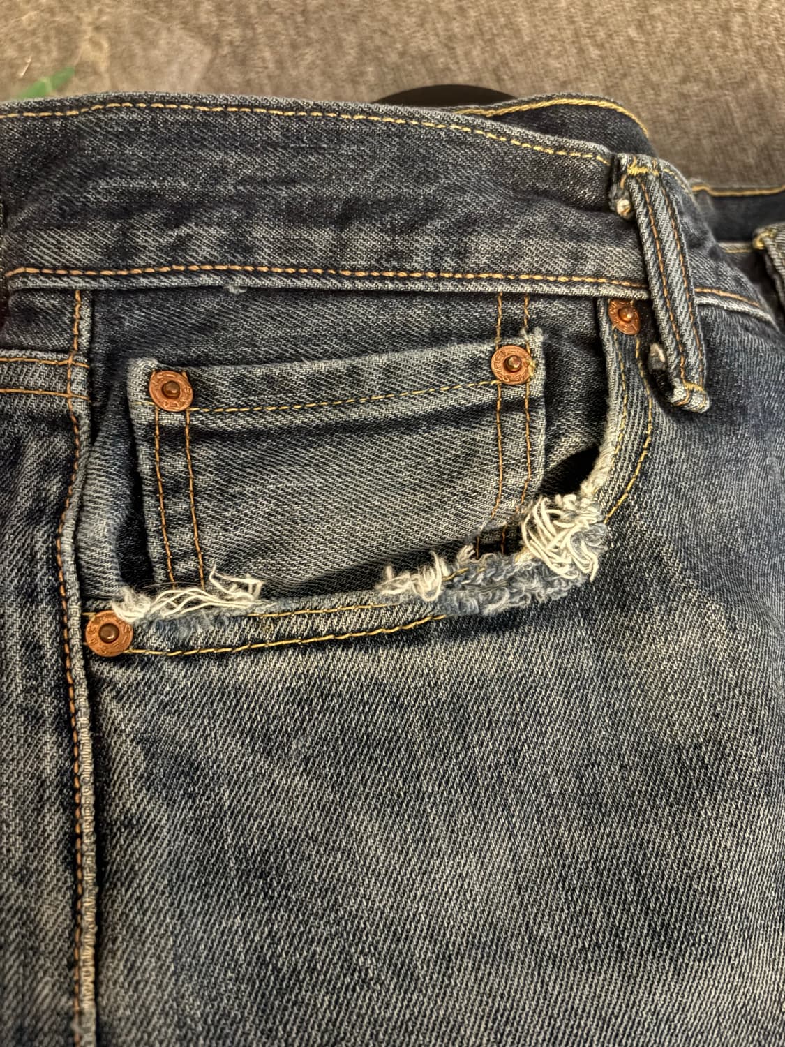 [W36  L34] 리바이스501 데님팬츠/ 07 상품이미지6