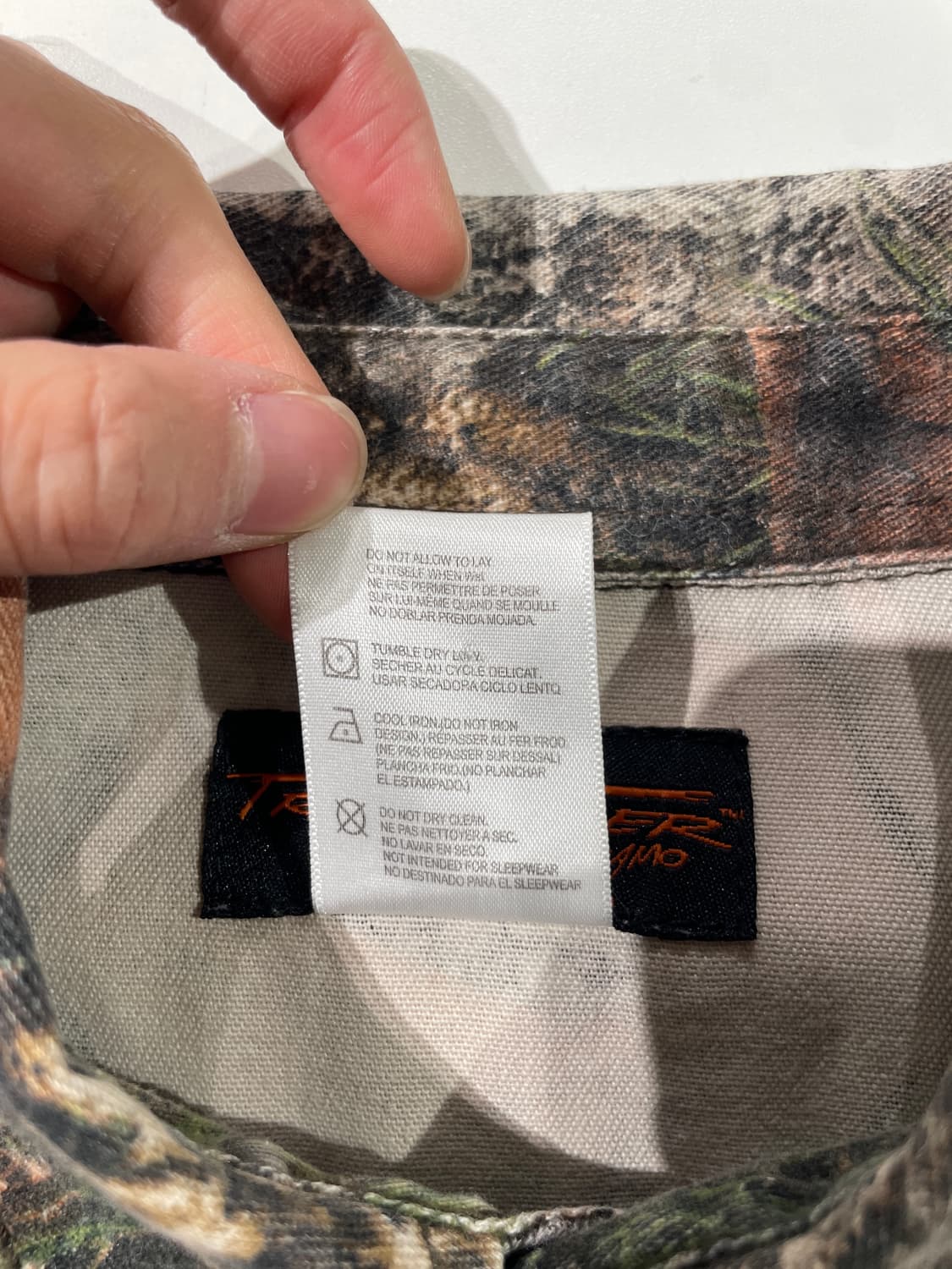 트루 팀버 카모 트윈 포켓 리얼 트리 셔츠 상품이미지8