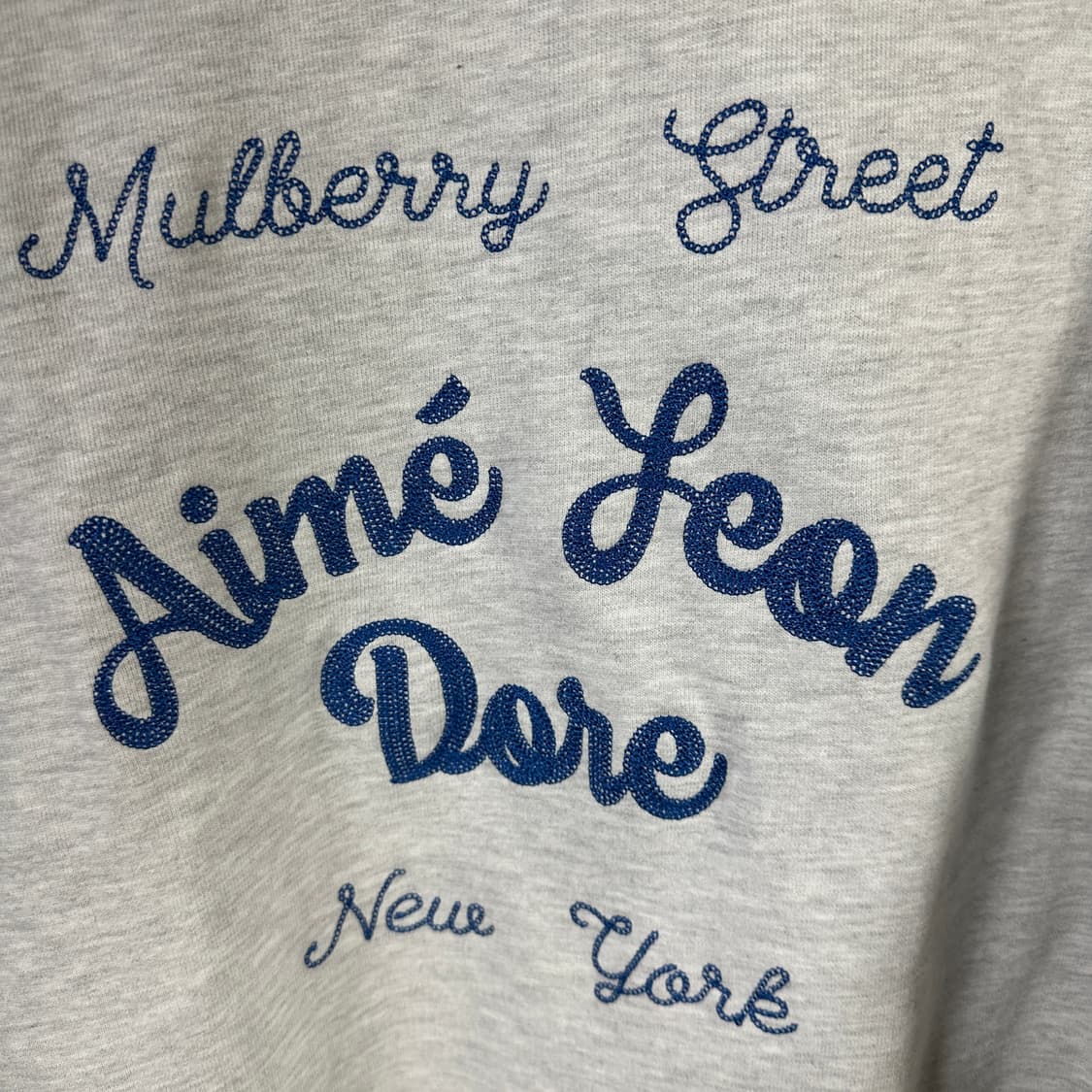 에메 레온 도르 체인 스티치 후드 실버 믹스 상품이미지5