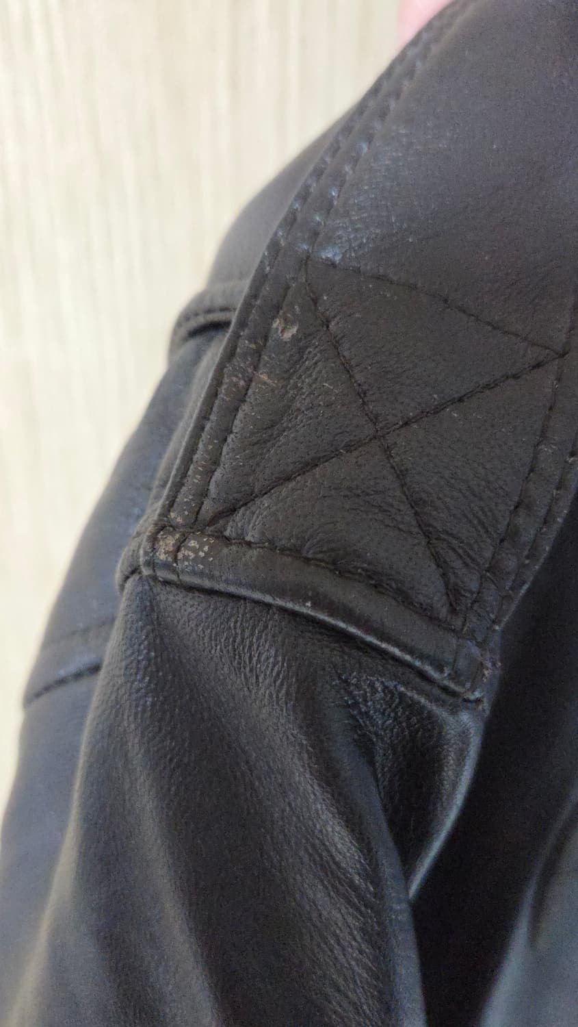 (착샷) 군용 가죽자켓 빈티지 상품이미지10