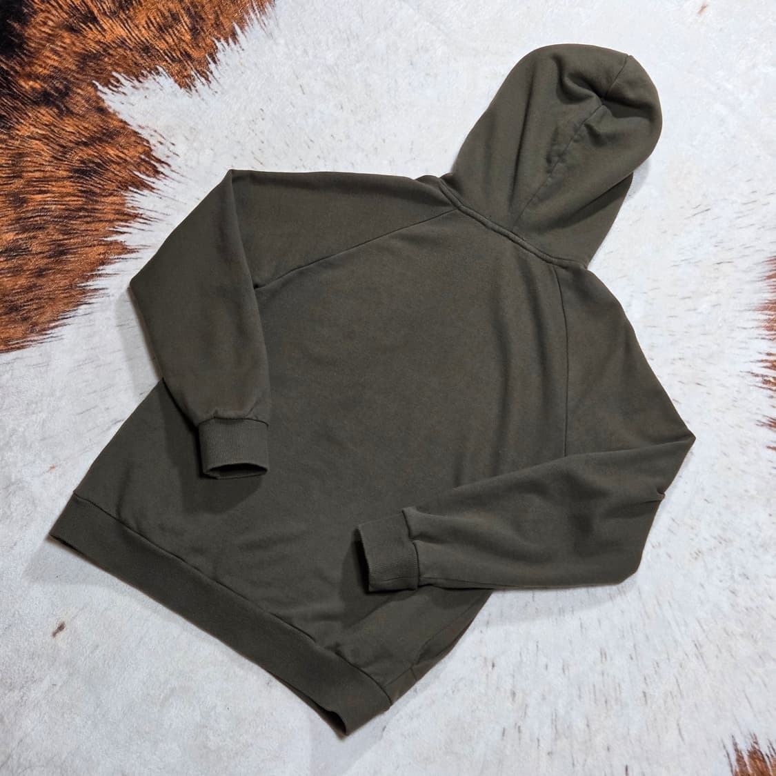 빈티지 지프 카키 후드티 상품이미지4