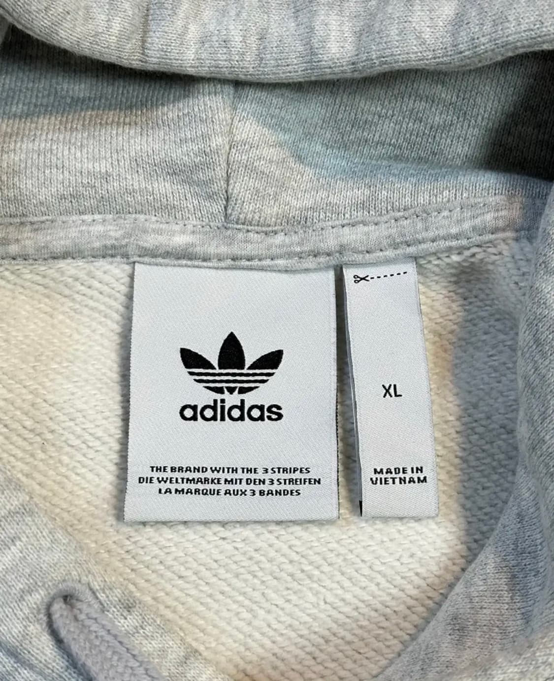 [XL]아디다스 ADIDAS 슈무 후드티 삼선 그레이 상품이미지6