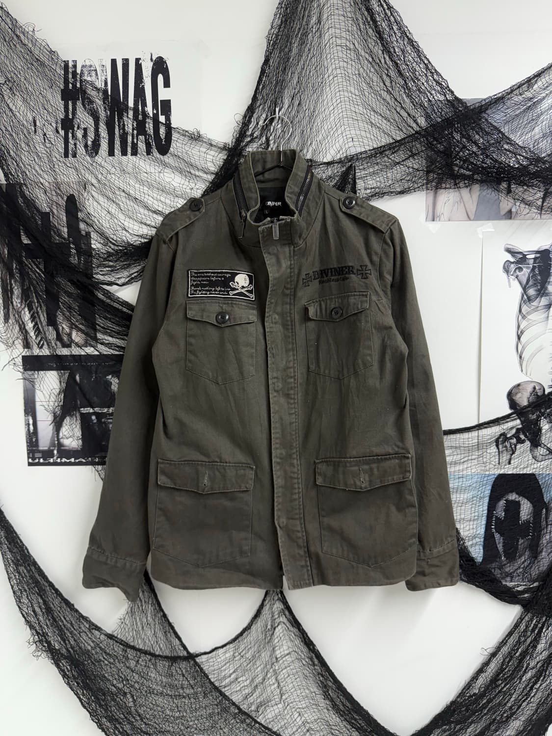 00s punk mood patch jacket 상품이미지1