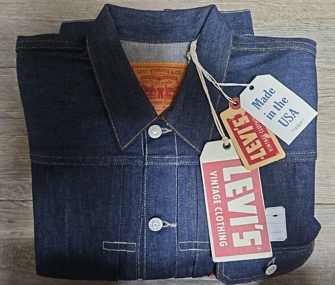 리바이스 LVC 1936 타입1 자켓 콘밀 리지드 S 상품이미지3