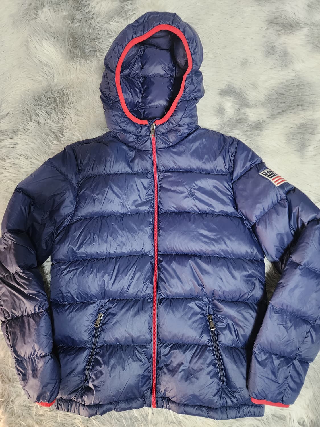 폴로 랄프로렌 스몰포니 성조기 패딩 상품이미지1