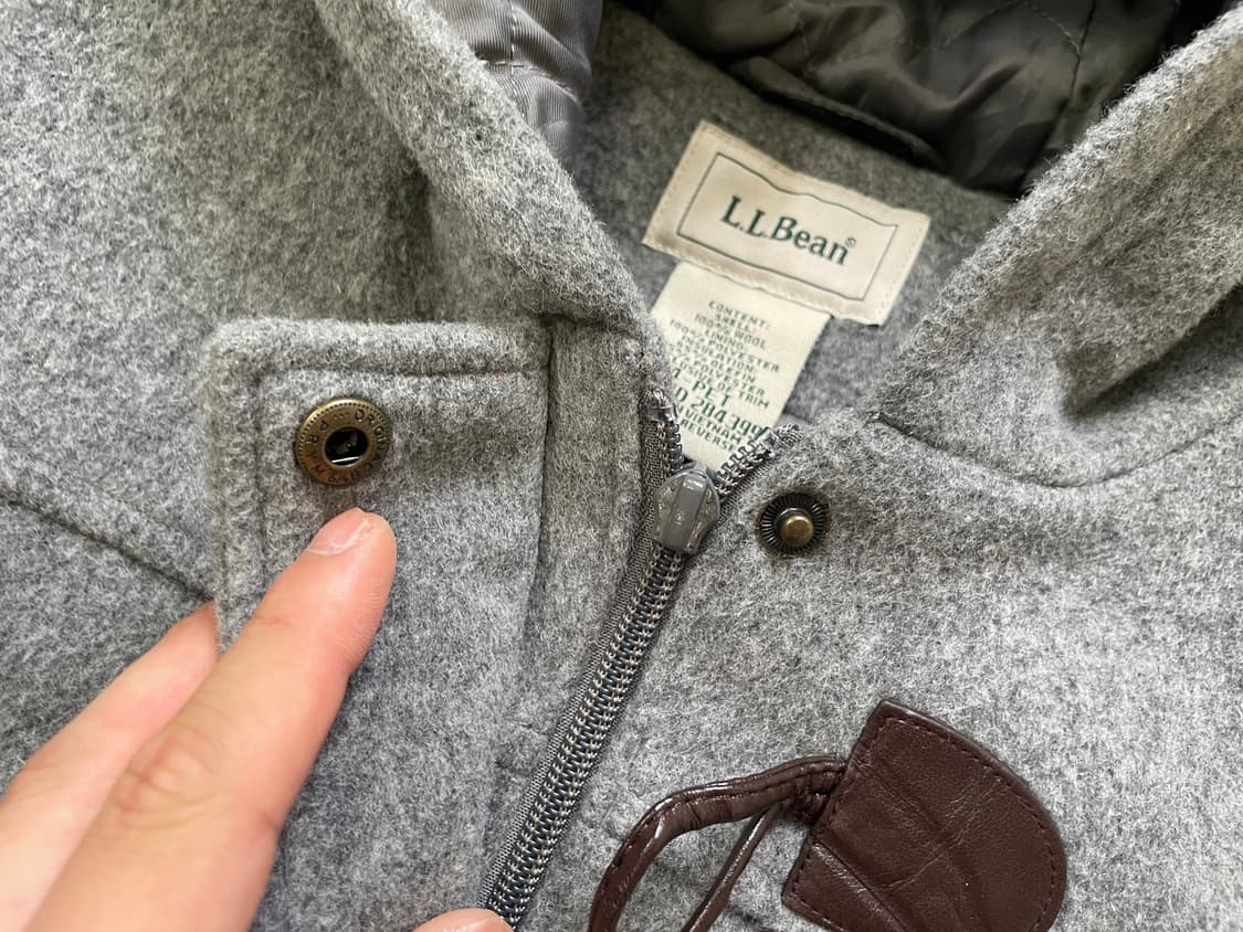 Ll.bean 엘엘빈 그레이 더플 코트 상품이미지3