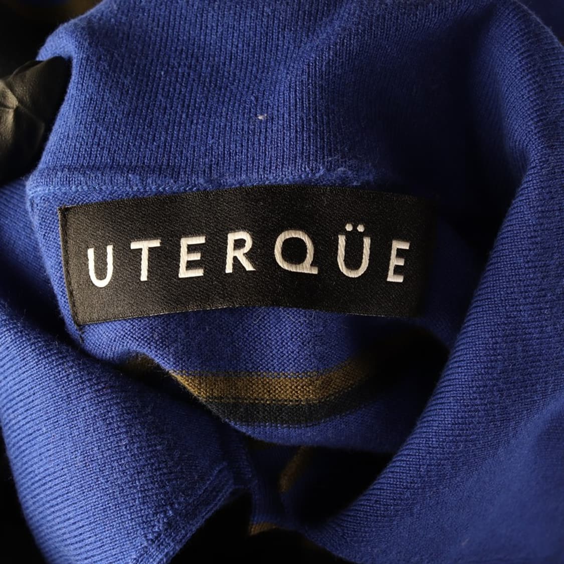 UTERQUE 우테르케 스트라이프 카라 니트 S 상품이미지5