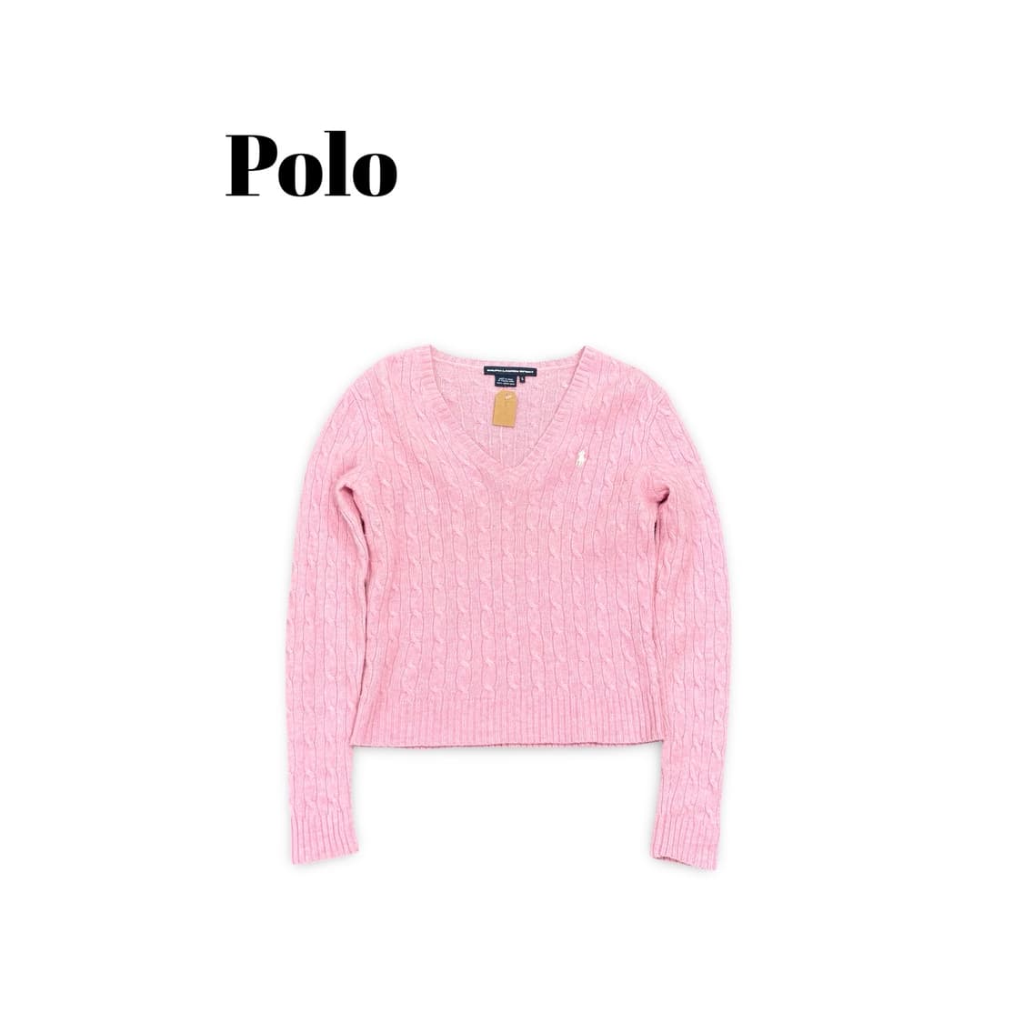 (85)폴로랄프로렌케이블니트핑크 상품이미지1