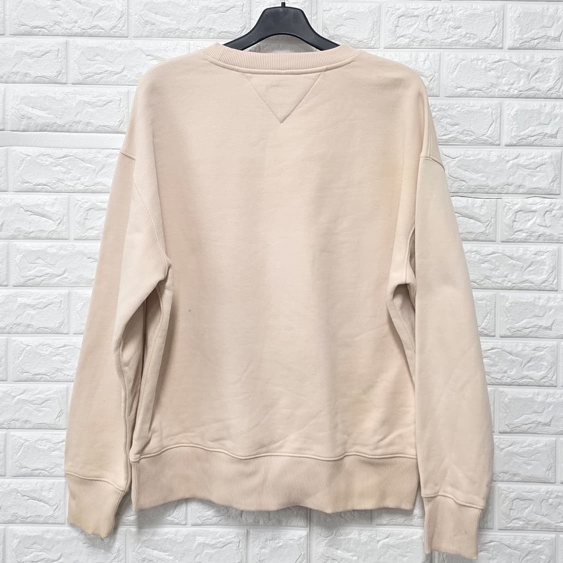 택포_ 타미힐피거 베이지 맨투맨 XL 상품이미지4