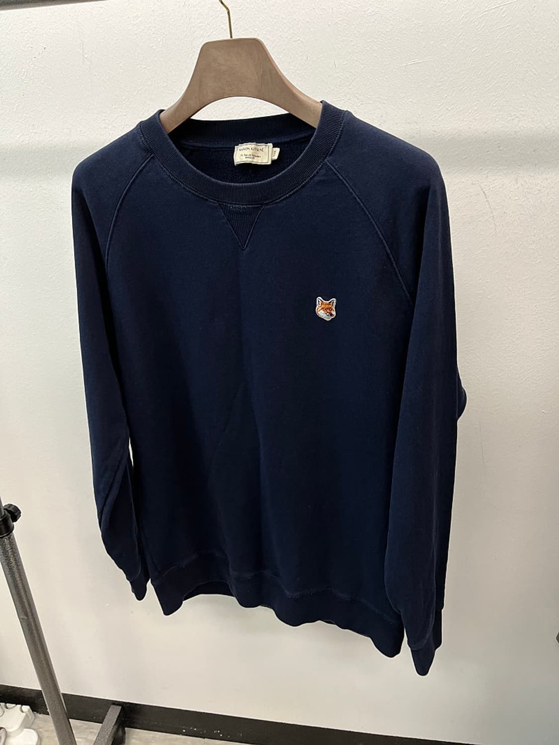 110) 메종키츠네 폭스헤드 맨투맨 상품이미지1