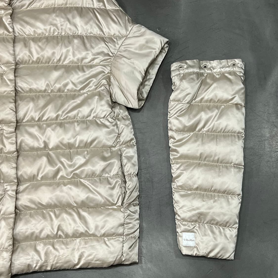  막스마라 리버시블 암 탈부착 퀼티드 자켓 y15680 상품이미지5