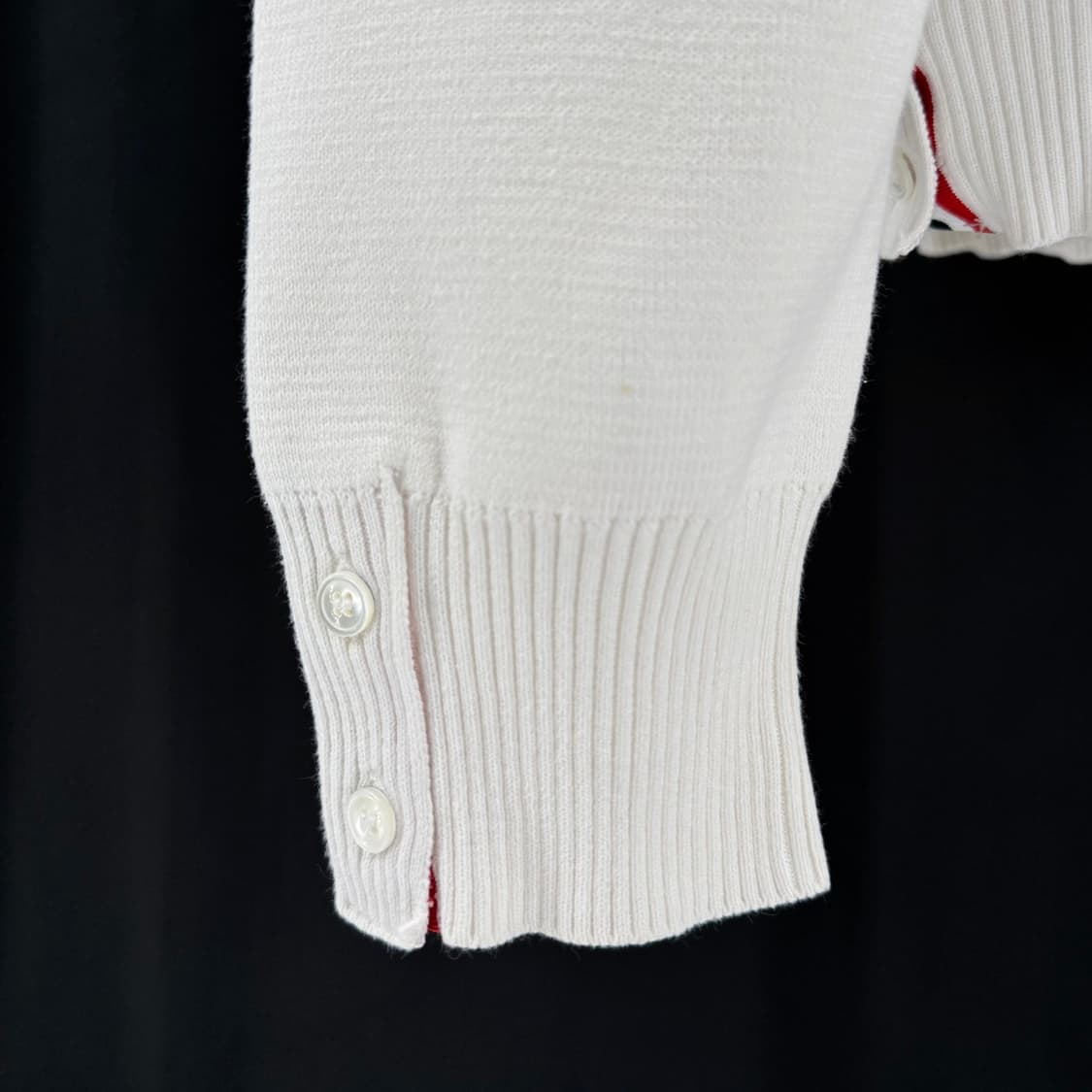 [4사이즈] 톰브라운 사선완장 밀라노스티치 니트 (MKA202A) 상품이미지10