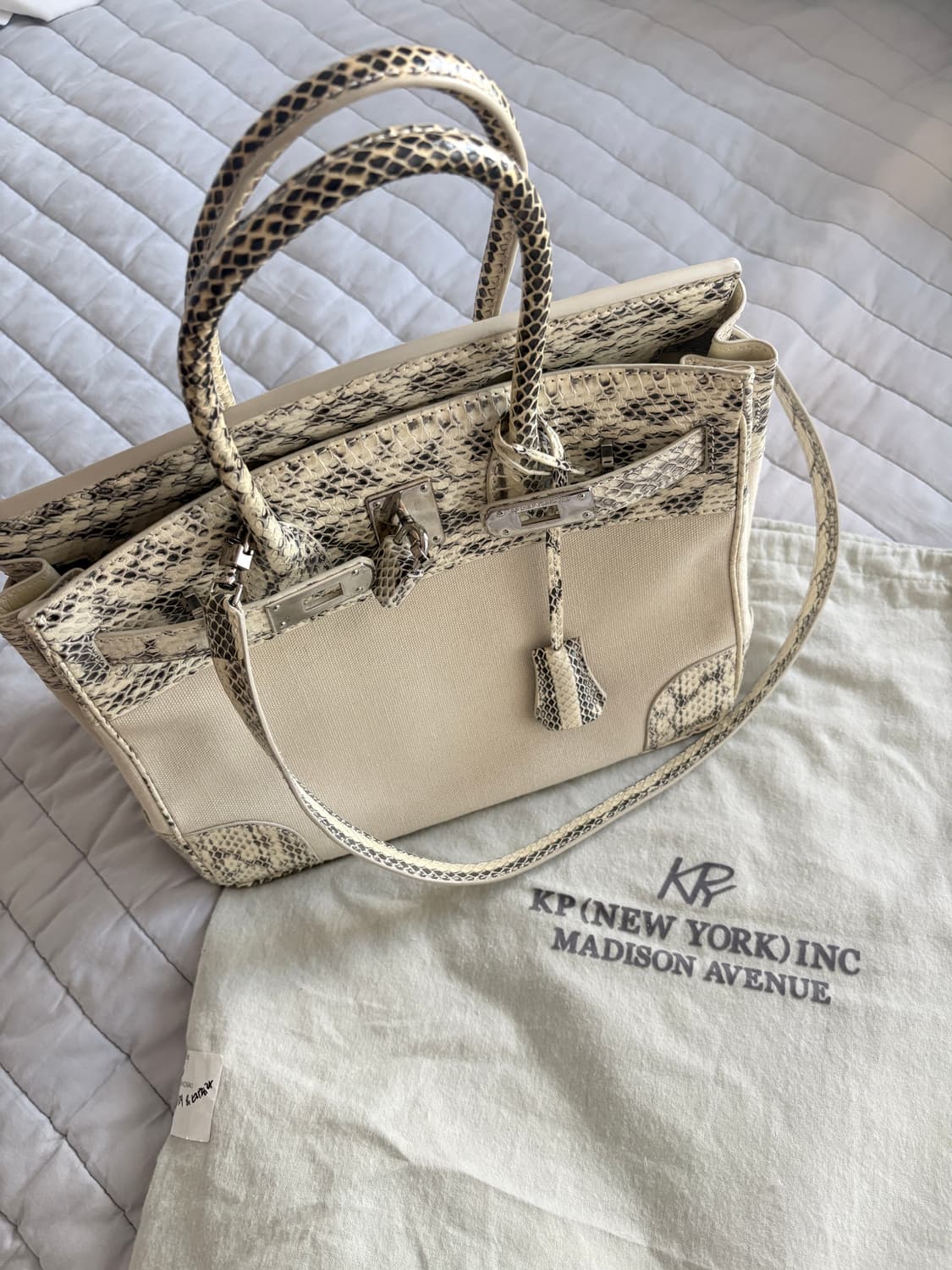 싱가포르 콴펜 악어가죽 백 상품이미지1