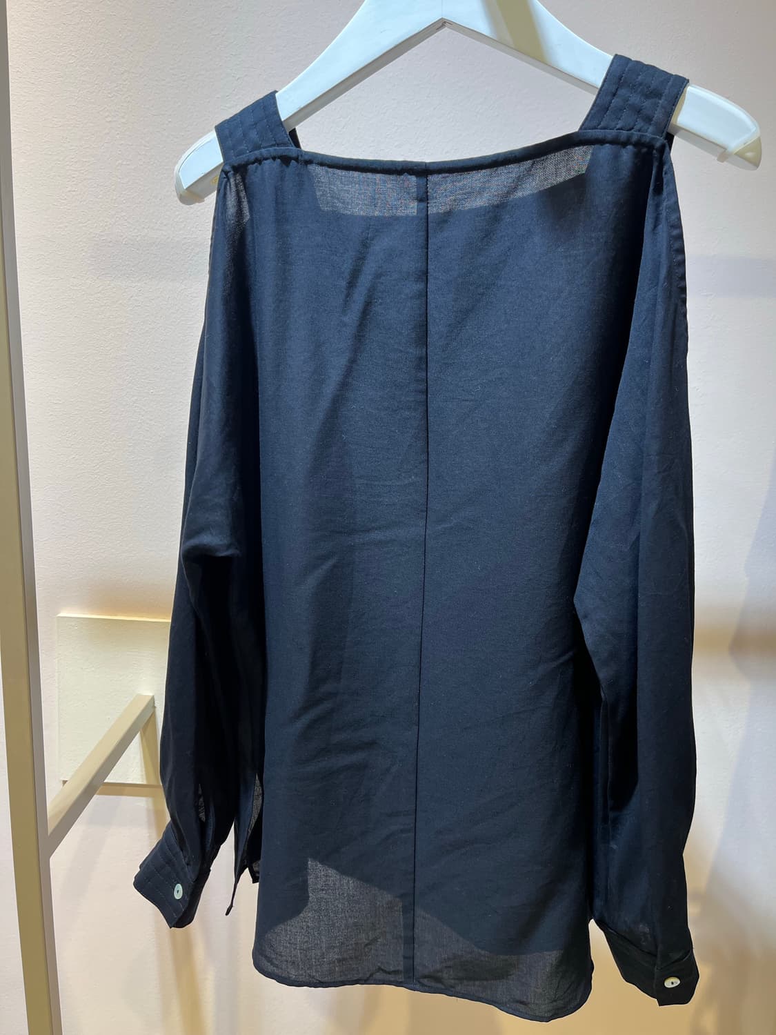 일본 숄더 트임블라우스 상품이미지5