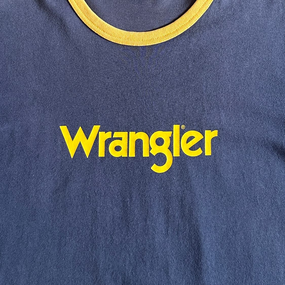Wrangler logo cotton ringer 1/2 tee 상품이미지4