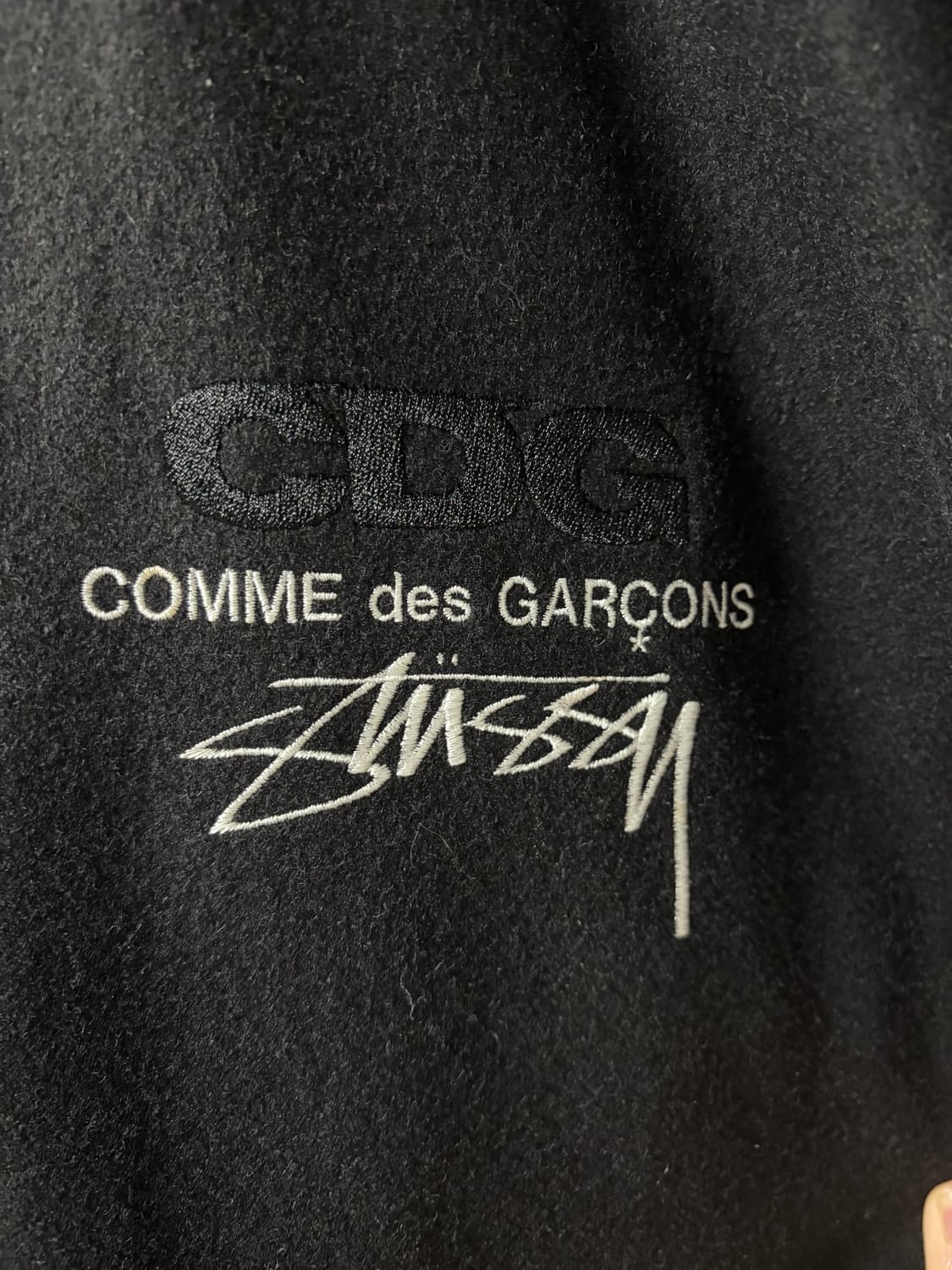 스투시 꼼데가르송 바시티 xl 상품이미지3