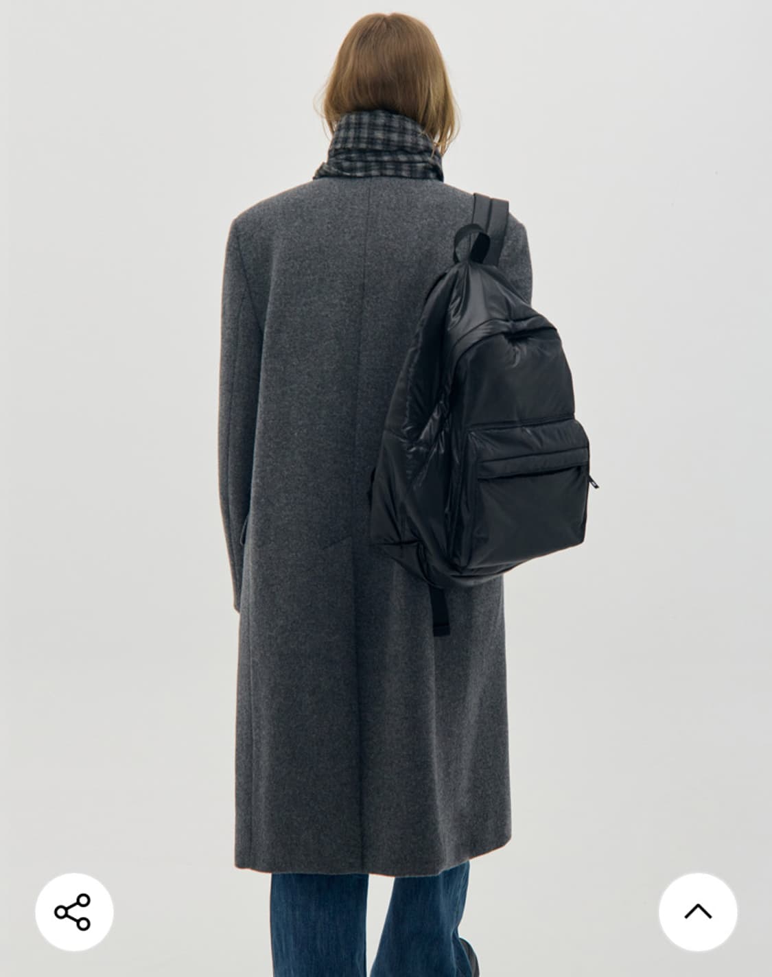 로우클래식 오버사이즈 울 코트 그레이 상품이미지2