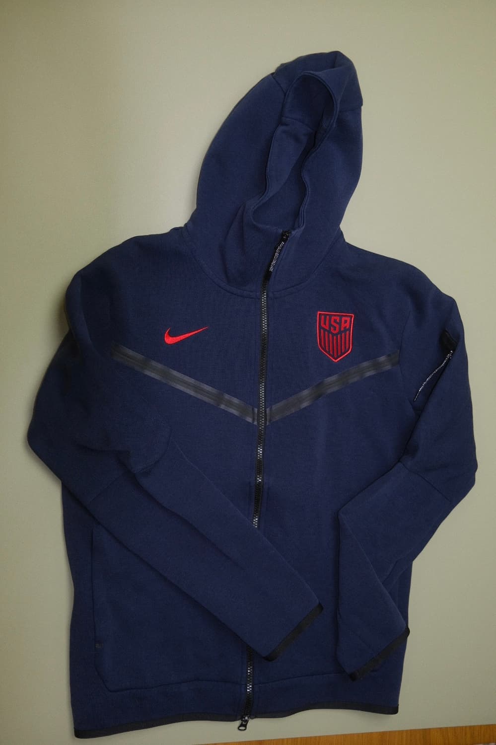 나이키 USA 트랙 후드 집업 테크 네이비 M 상품이미지1